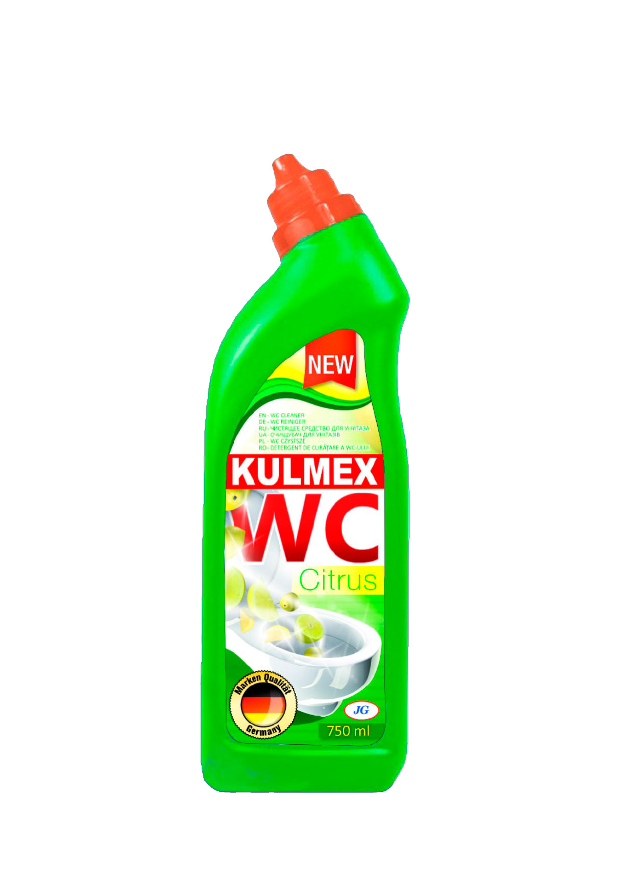 KULMEX WC, Bathtubs, Sinks cleaner—750 ml. Citrus